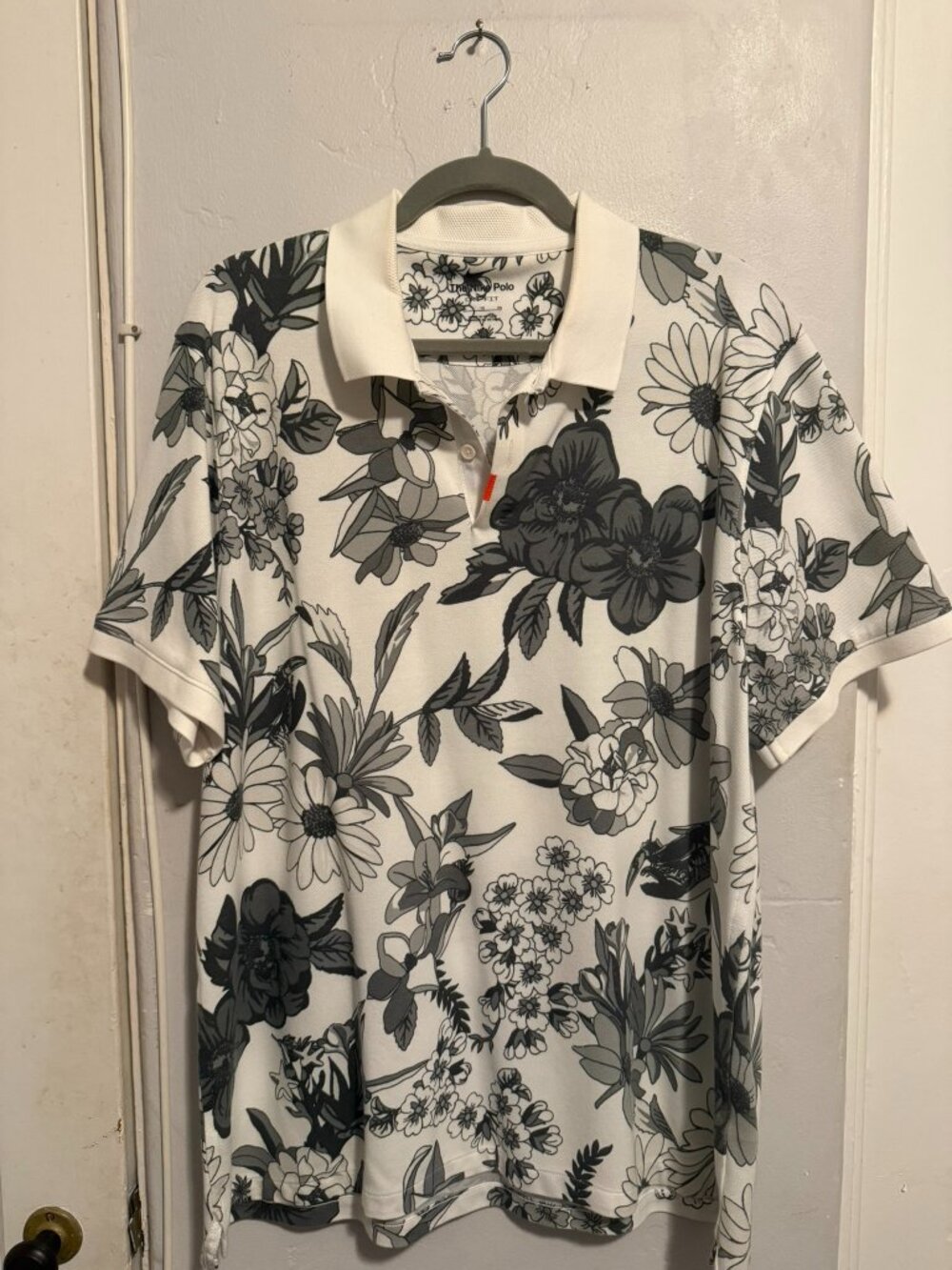 EUC Nike Dri-FIT Floral Golf Polo Shirt | Men’s X-Large